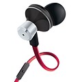 GOgroove® AudiOHM iDX Headphones With Microphone, Royal Red