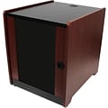 Startech RKWOODCAB12 12U Office Server Cabinet With Wood Finish and Casters
