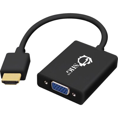 Siig® HDMI to VGA Adapter Converter With Audio; Black