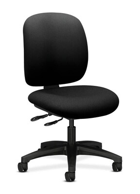 HON ComforTask Chair Polyester & Polymer, Black