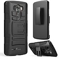 i-Blason Prime Dual Layer Holster Case With Kick Stand For LG G3, Black