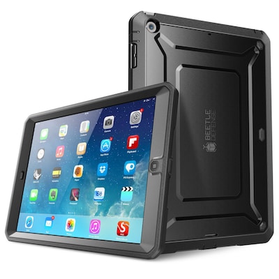 SUPCASE Beetle Defense Series Full body Hybrid Protective Case For Apple iPad Air, Black/Black