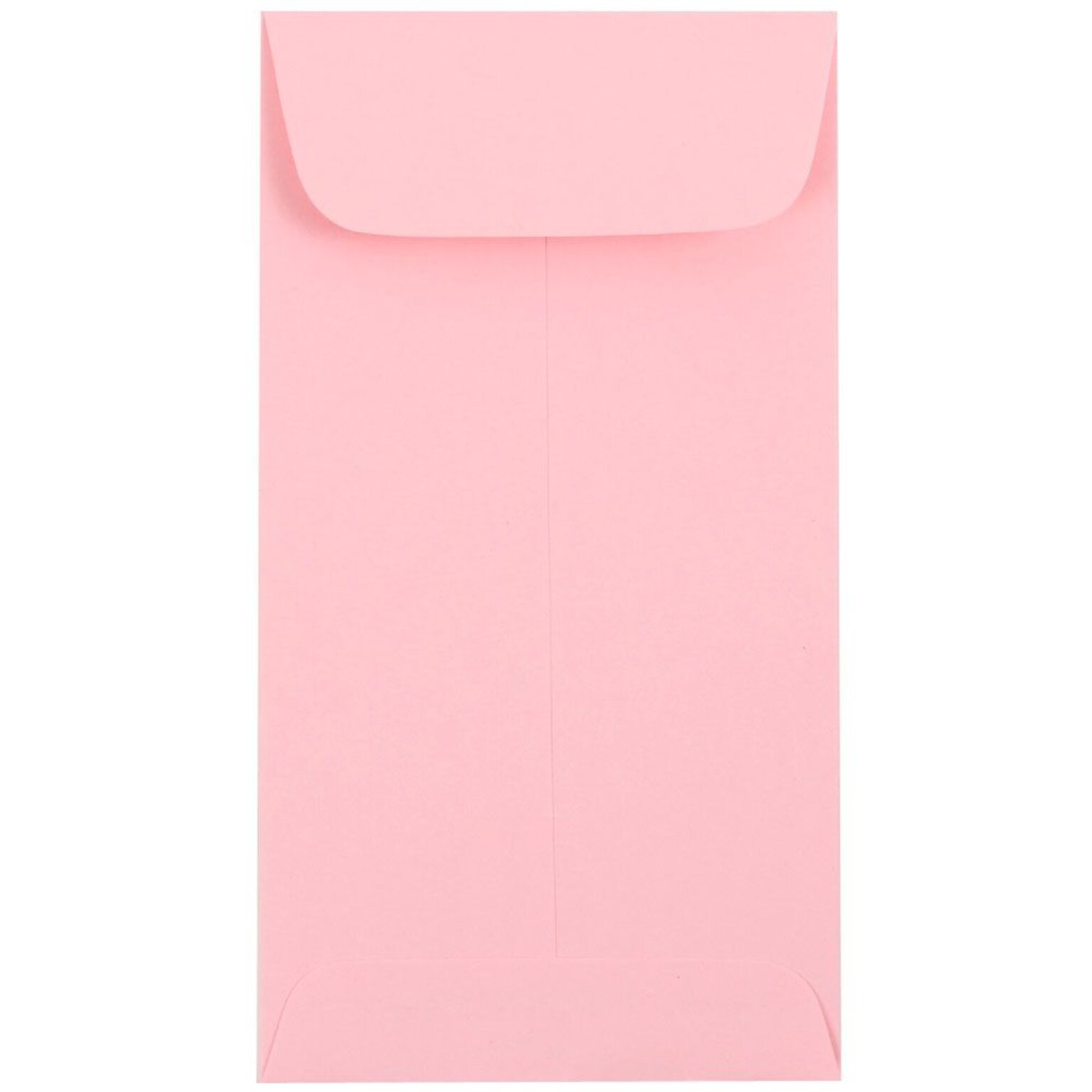 JAM Paper #7 Coin Business Envelopes, 3.5 x 6.5, Baby Pink, 25/Pack (1526773)