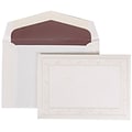 JAM Paper® Thank You Cards Set, Pearl Lily with Mauve, 104 Note Cards with 100 Envelopes (52691922MA)