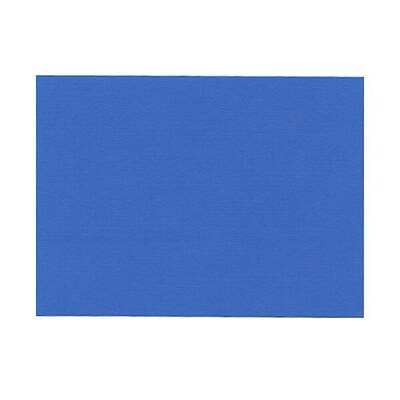 JAM Paper® Blank Note Cards, A6 size, 4 5/8 x 6 1/4, Blue Linen, 100/pack (175988)