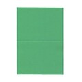 JAM Paper® Blank Foldover Cards, 4 x 5 7/16, Green, 100/Pack (309934)
