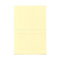 JAM Paper® Blank Foldover Cards, A7 size, 5 x 6 5/8, Ivory Panel, 100/pack (309943)
