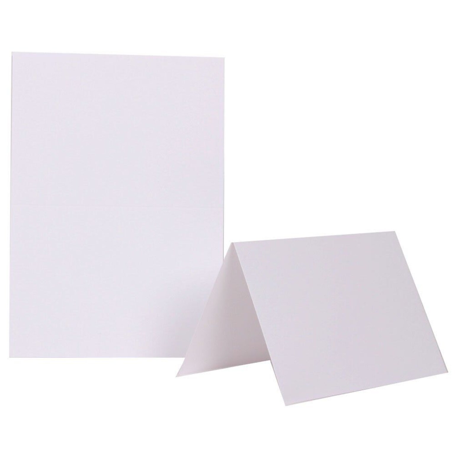 JAM Paper® Blank Foldover Cards, A7 size, 5 x 6 5/8, White, 100/pack (309942)