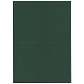 JAM Paper® Blank Foldover Cards, A7 Size, 5 x 6 5/8, Dark Green Base, 100/Pack (530913124)