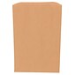 JAM Paper® Merchandise Bags, Small, 6 1/4 x 9 1/4, Brown Kraft, Bulk 1000 Bags/Carton (A342126842)