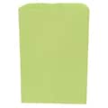 JAM Paper® Merchandise Bags, Small, 6 1/4 x 9 1/4, Lime Green, Bulk 1000 Bags/Carton (342126805)