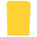 JAM Paper® Merchandise Bags, Small, 6.25 x 9.25, Yellow, 1000/carton (342126810)