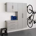 Prepac™ HangUps 60 Laminate 3 Piece Storage Cabinet Set B, Light Gray