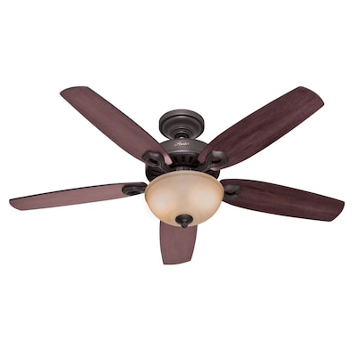 Hunter® Builder Deluxe 52 5 Blades Ceiling Fan; New Bronze