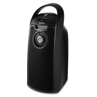 Jarden Holmes® HEPA-type Mini Tower Air Purifier With Visipure Filter Viewing Window, Black