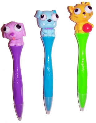 Inkology Eyes Pets Ball Point Pens 6.75