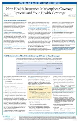ComplyRight Affordable Healthcare Act Poster (E0200)