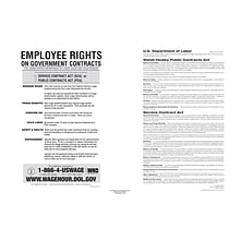 ComplyRight™ The Walsh-Healey Public Contracts Act Poster (E2201)