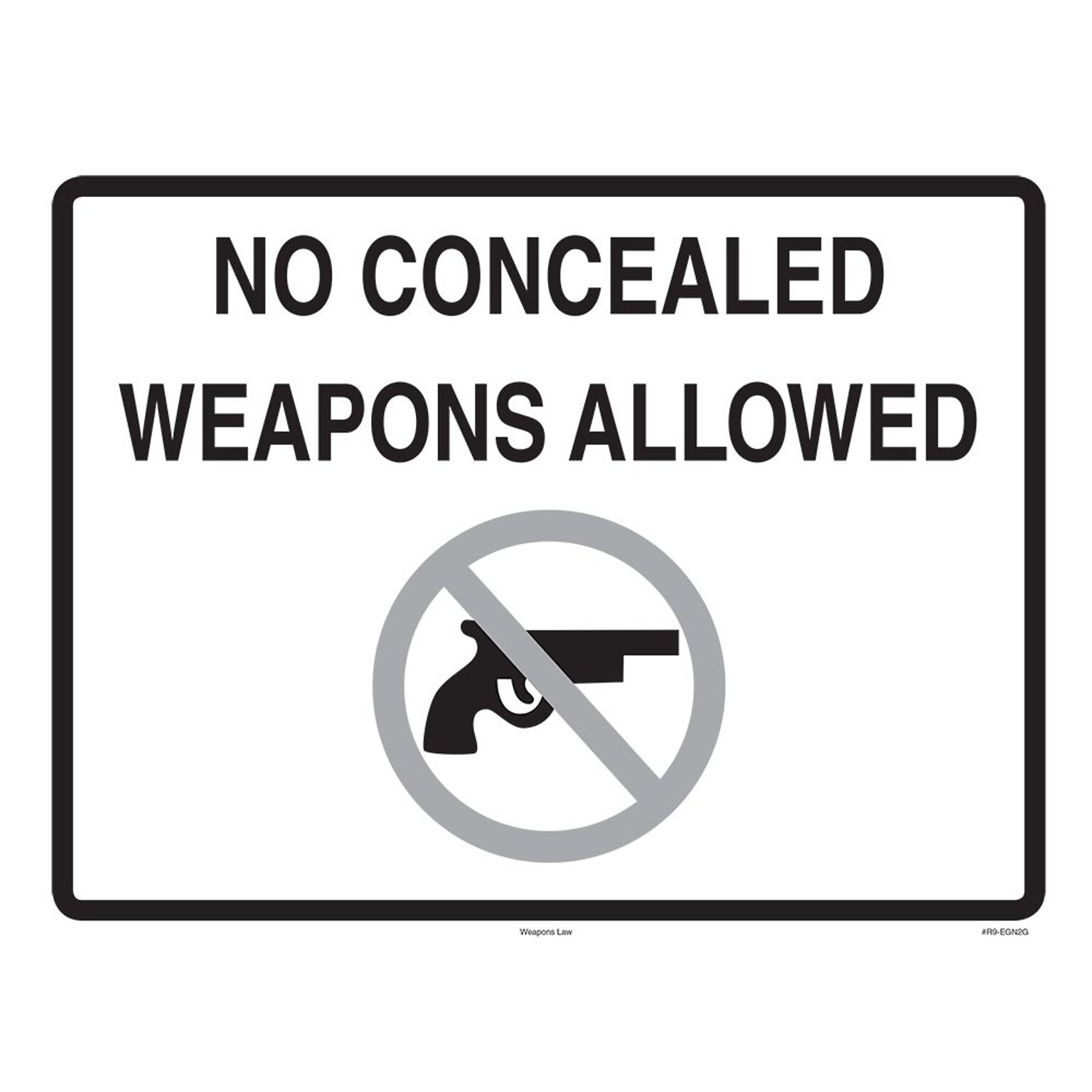 ComplyRight Concealed Weapons Law Poster (EGN2G)