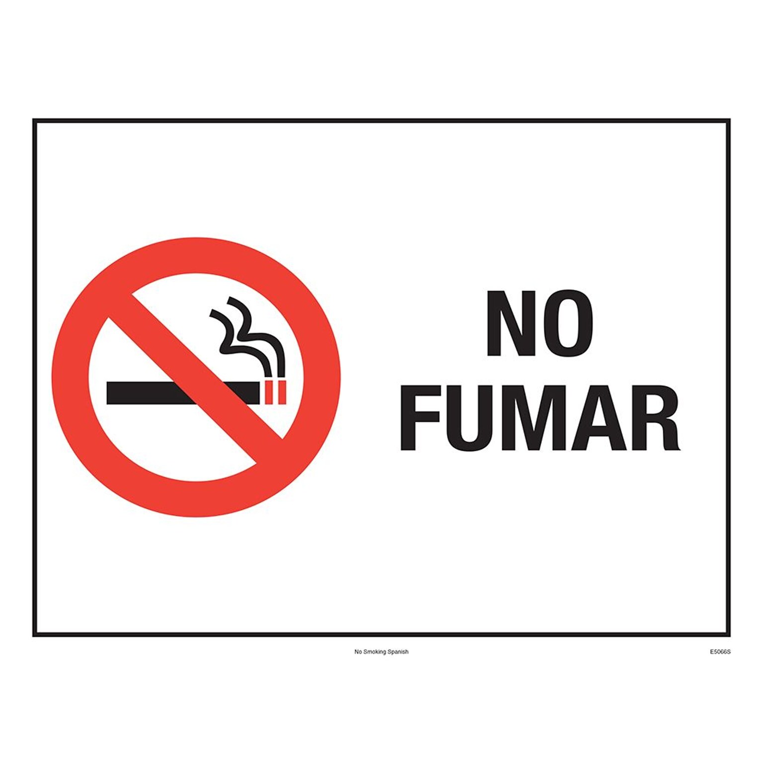 ComplyRight™ No Smoking Spanish Poster (E5066S)