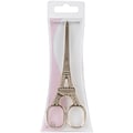 Products From Abroad 5 1/2 Designer Embroidery Scissors, Eiffel Tower Gold