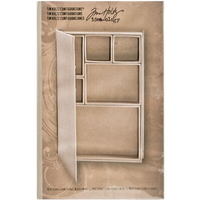 Advantus® Idea-Ology Configurations Mini Chipboard Shadow Box Book, 6 x 9 x 1 1/4