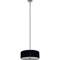 Yosemite Lyell Forks 47 x 22 Pendant Ceiling Light W/Black Stealth Fabric Shade, Steel