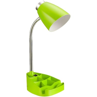 All the Rages Limelights LD1002-GRN Organizer Desk Lamp, Green