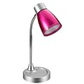 All the Rages Limelights LD2003-PNK Gooseneck LED Desk Lamp, Pink