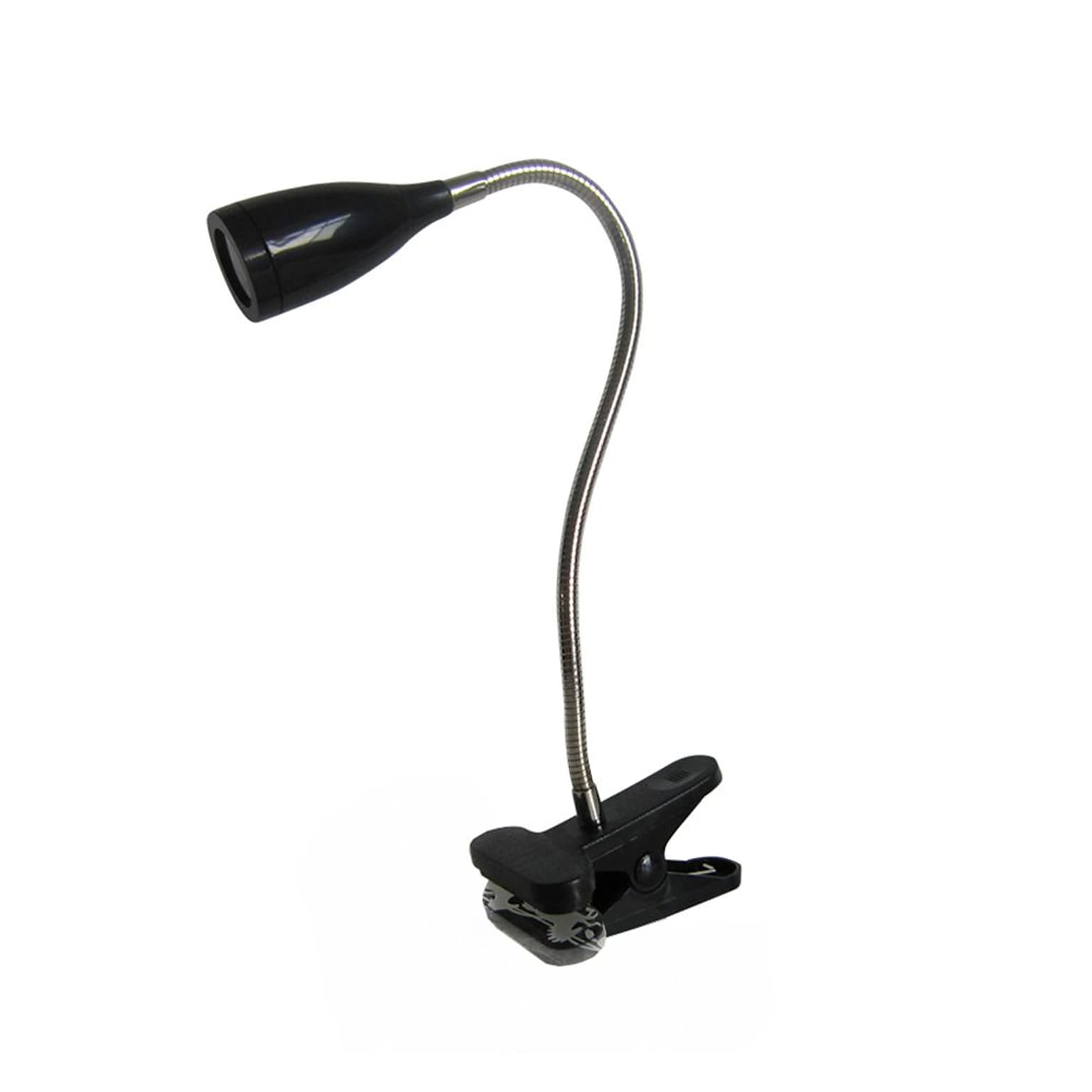 All the Rages Limelights LD2005-BLK Gooseneck LED Clip Light, Black