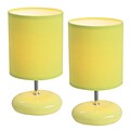 All the Rages Simple Designs LT2005-GRN-2PK Stonies Lamp 2 Pack, Green