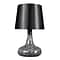 All the Rages Simple Designs LT3039-BLK Mosaic Genie Table Lamp, Black