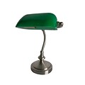 All the Rages Simple Designs LT3057-GRN Bankers Lamp, Green