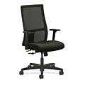 HON® Ignition® Mesh Mid-Back Office/Computer Chair, Adjustable Arms, Confetti Black Fabric