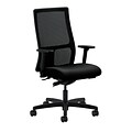 HON® Ignition® Mid-Back Office/Computer Chair, Adjustable Arms, Confetti Black Fabric