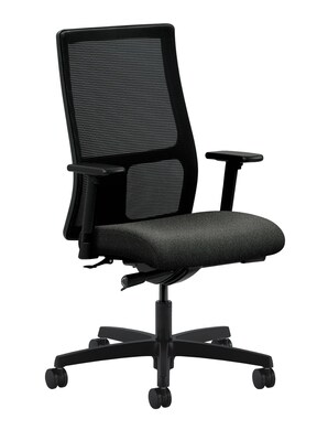 HON® Ignition® Mid-Back Office/Computer Chair, Adjustable Arms, Confetti Gray Fabric