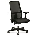 HON® Ignition® Fabric Mid-Back Mesh Office Chair with Adjustable Arms, Black