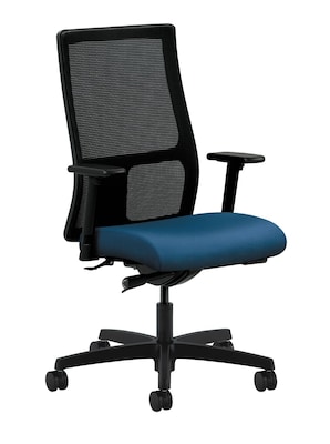HON® Ignition® Mid-Back Office/Computer Chair, Adjustable Arms, Inertia Regatta Fabric