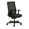 HON® Ignition® Mid-Back Office/Computer Chair, Adjustable Arms, Synchro-Tilt, Classic Iron Fabric