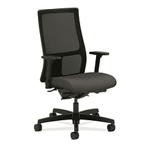 HON® Ignition® Mid-Back Office/Computer Chair, Adj Arms, Synchro-Tilt, Centurion Iron Ore Fabric (HO