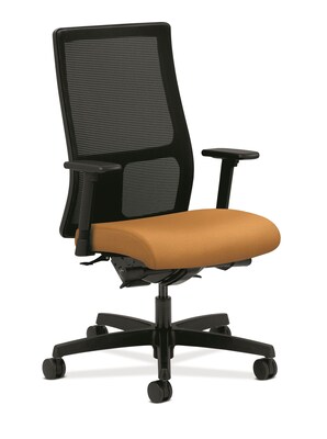 HON® Ignition® Mid-Back Office/Computer Chair, Arms, Mustard
