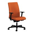 HON® Ignition® Mid-Back Office/Computer Chair, Adjustable Arms, Centurion Tangerine Fabric