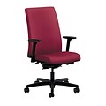 HON® Ignition® Mid-Back Office/Computer Chair, Adjustable Arms, Inertia Mulberry Fabric