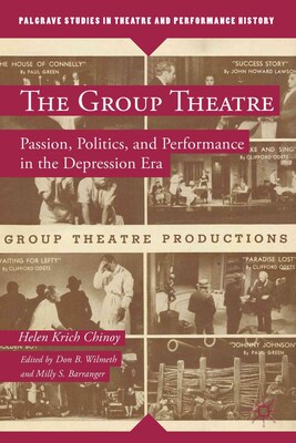 Palgrave Macmillan The Group Theatre Book