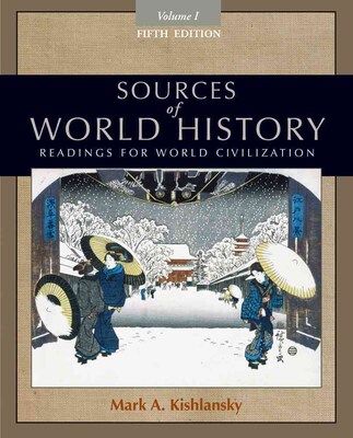 CENGAGE LEARNING®  Sources of World History Paperback Book