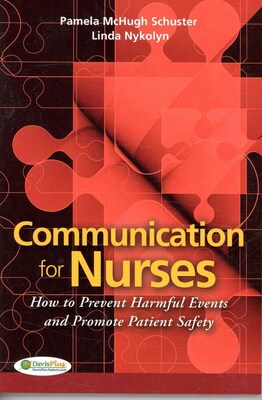 F. A. Davis Company Communication For Nurses Book