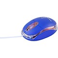 Urban Factory Krystal Mouse USB Wired 800 dpi Optical Mouse; Blue Sky