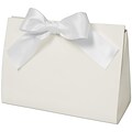 Bags & Bows® Purse Style 8 x 3 1/2 x 5 1/2 Gift Box, White Gloss, 100/CT