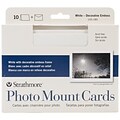 Pro-Art Strathmore® 5 x 7 Cards & Envelopes, White Photo Mount, 10/Pk