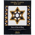 M C G Textiles Latch Hook Kit, 27 x 20, Star Of David